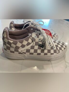 Vans Seldan Checkerboard Canvas Sneakers